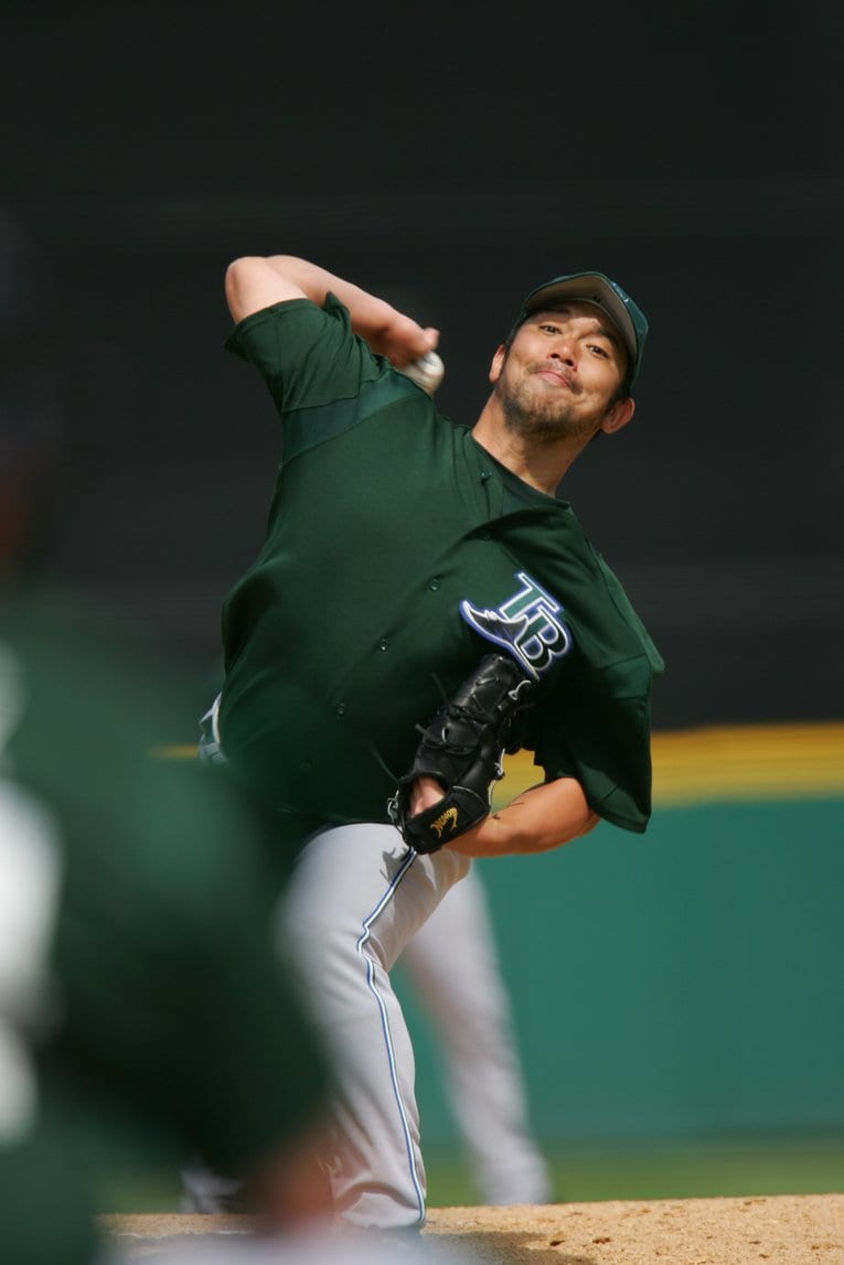 タンパベイ・デビルレイズ時代　©︎Koji Asakura