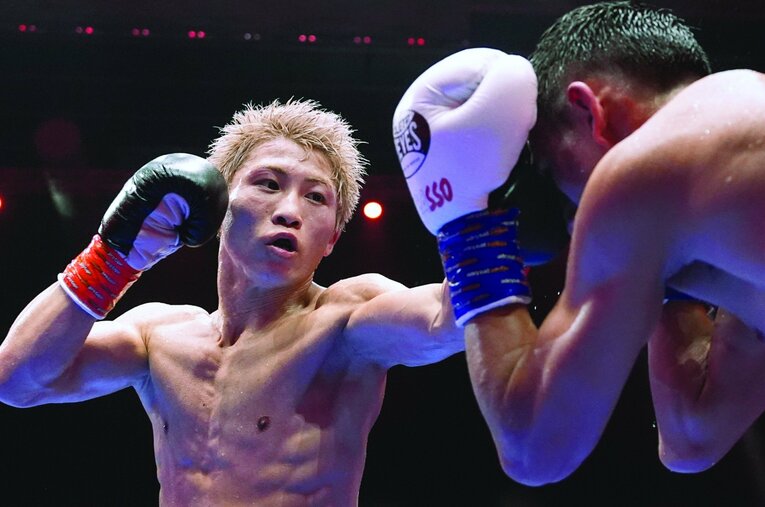 井上尚弥とアラン・ピカソの一戦は予想に反して12回判定までもつれこんだ　©Naoki Fukuda