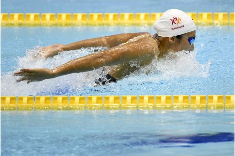 2016年の池江©Takuya Sugiyama