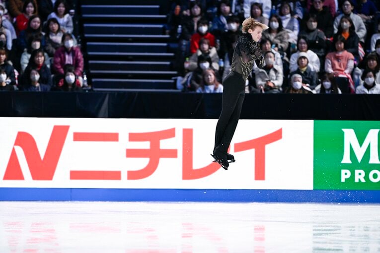 GPファイナルで圧巻の優勝を果たしたイリア・マリニン　©Asami Enomoto