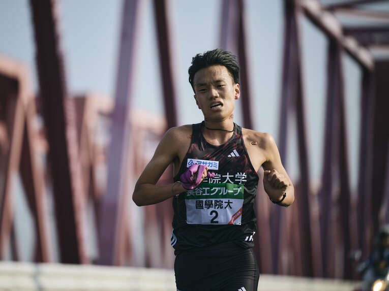 2023年の全日本では山本は2区を走ったものの、個人で区間11位と思うような結果を出せなかった　©Yuki Suenaga