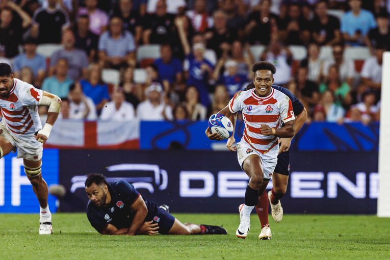 松島幸太朗（2023年ラグビーW杯イングランド戦）©︎Kiichi Matsumoto