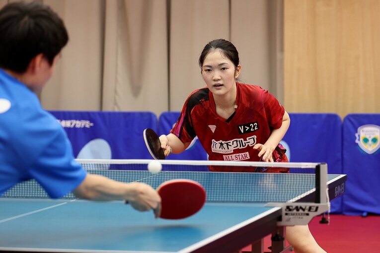 練習中の木原　©︎Shigeki Yamamoto