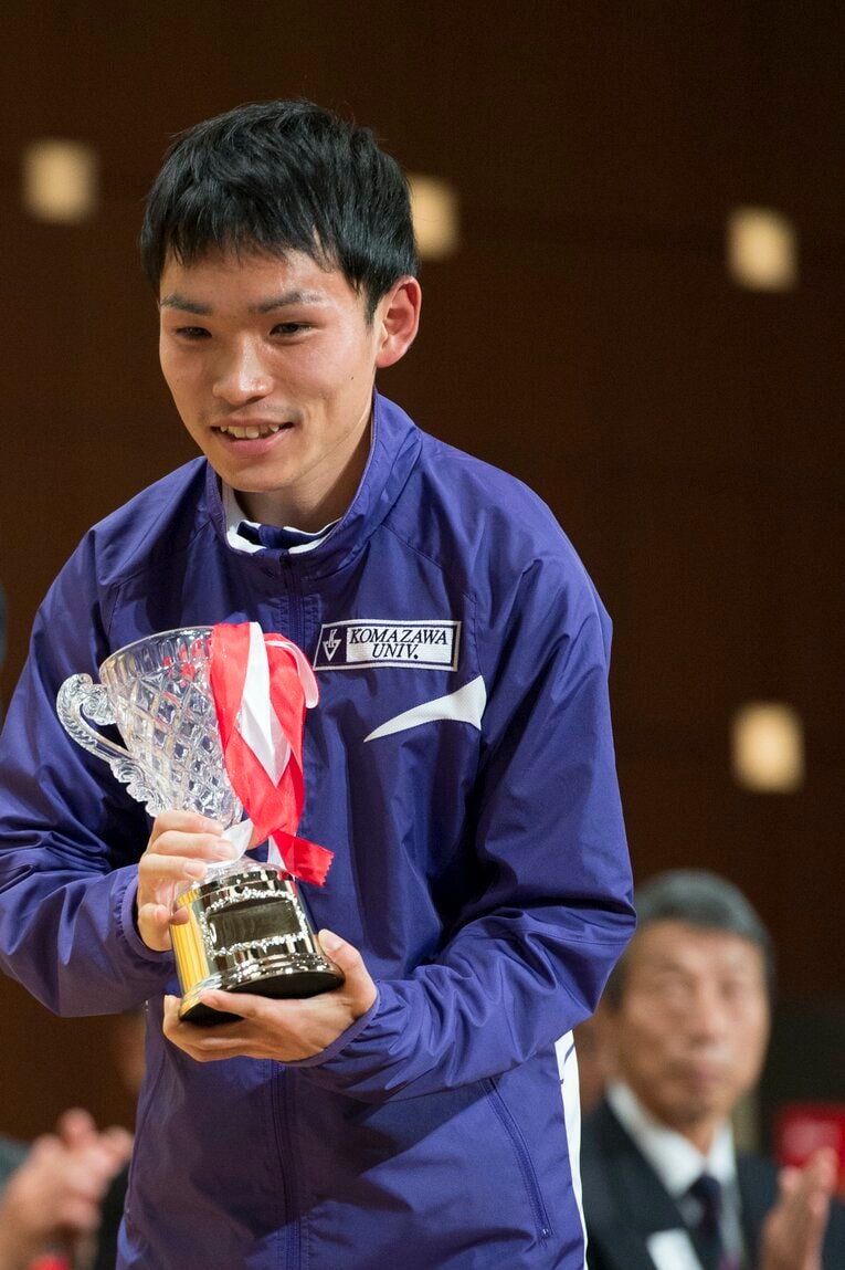 4年連続で6区を駆け下り、うち3度区間賞という千葉。2013年89回大会にて　©Asami Enomoto