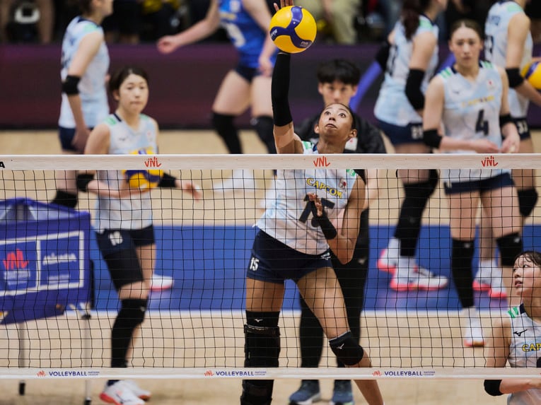 バレーボールネーションズリーグ 韓国戦　©︎Yuki Suenaga