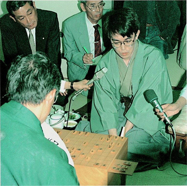 米長－羽生で行われた名人戦©Kyodo News
