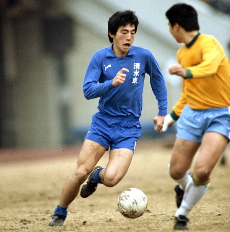 長谷川健太／清水東 ／ photograph by AFLO