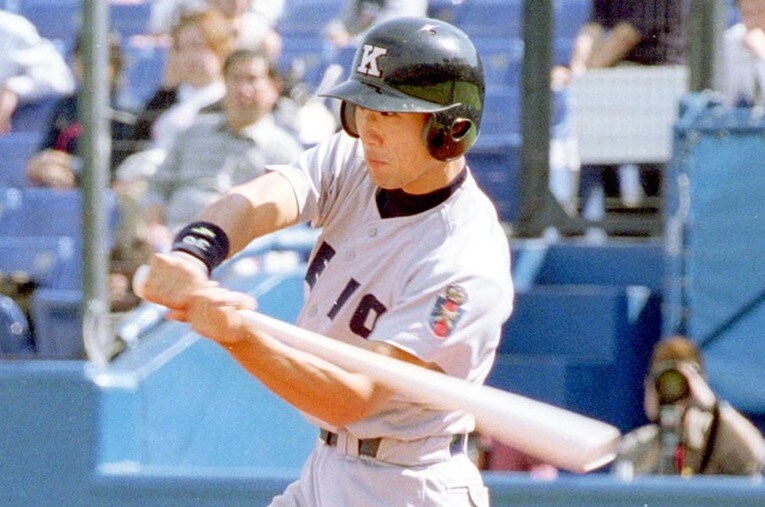 2001年、いまだ破られぬ六大学野球最高打率を記録した喜多隆志が慶応大時代とプロ生活を振り返る ／ photograph by Sankei Shimbun