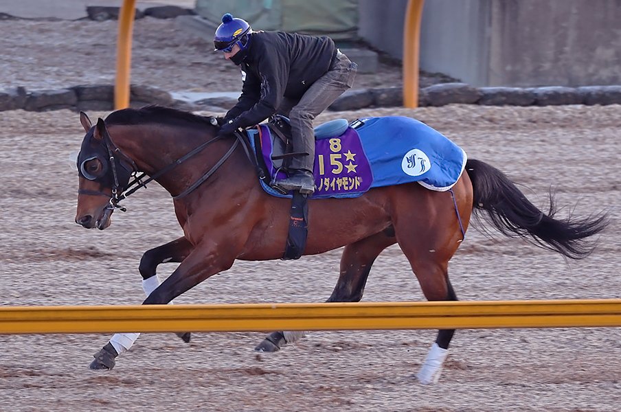 大阪杯に池江泰寿厩舎の馬が4頭。大将格はサトノダイヤモンドか。<Number Web> photograph by Yuji Takahashi