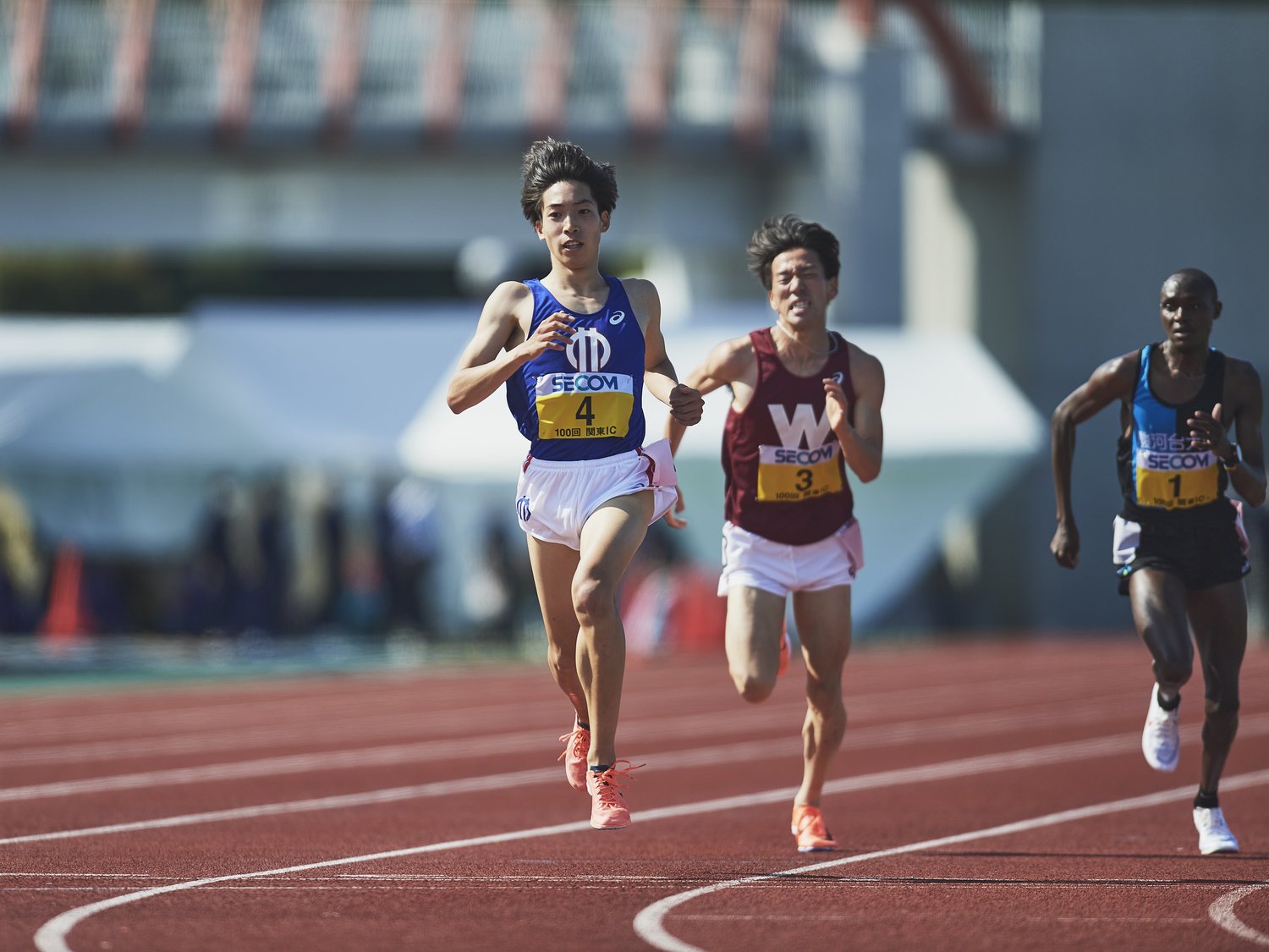 千明は5000mで順大の三浦に続く3位に