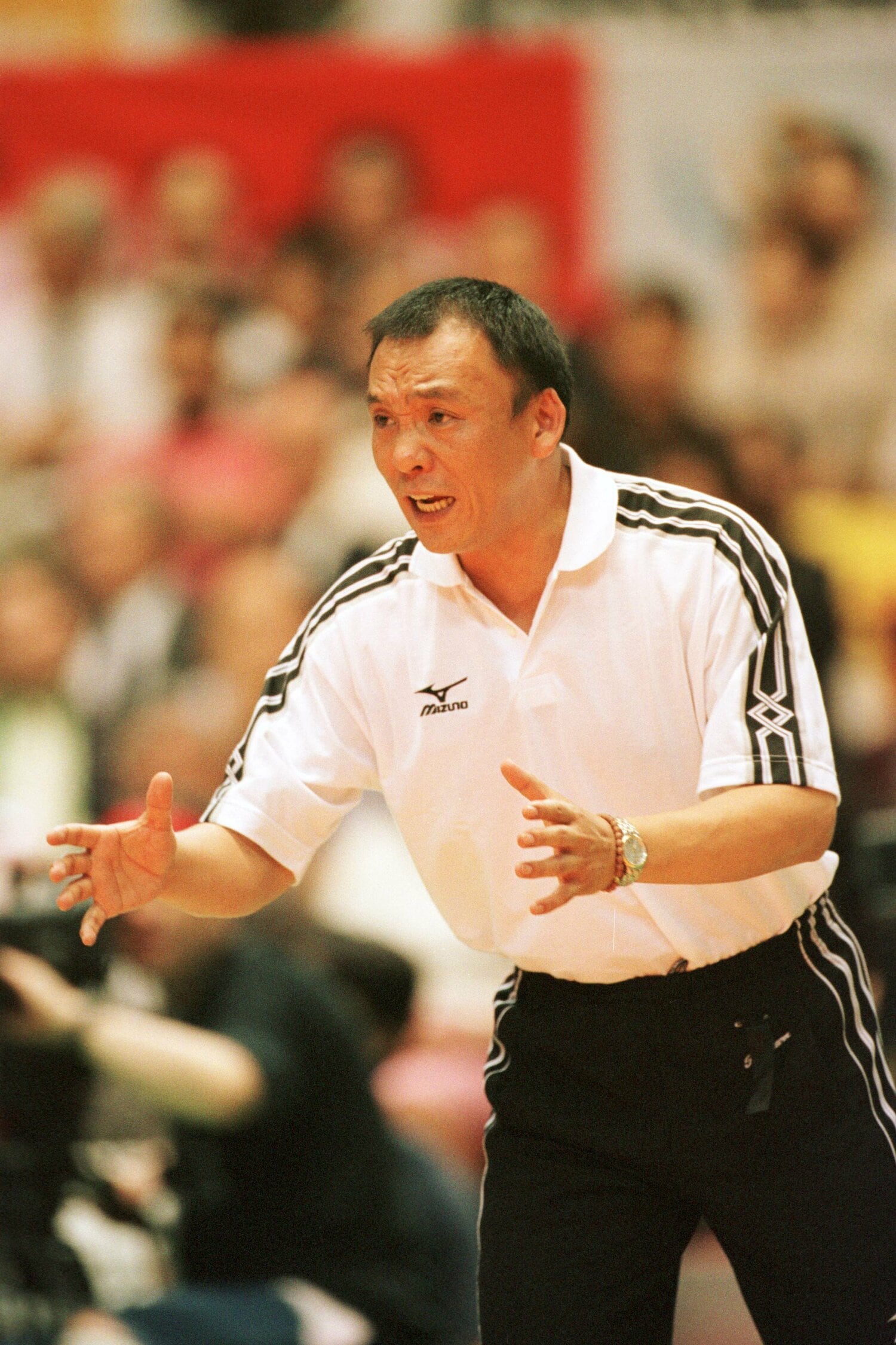 のちに日本代表監督になる葛和伸元監督との出会いが人生の大きな転機となる(2000年) ©︎Takao Yamada