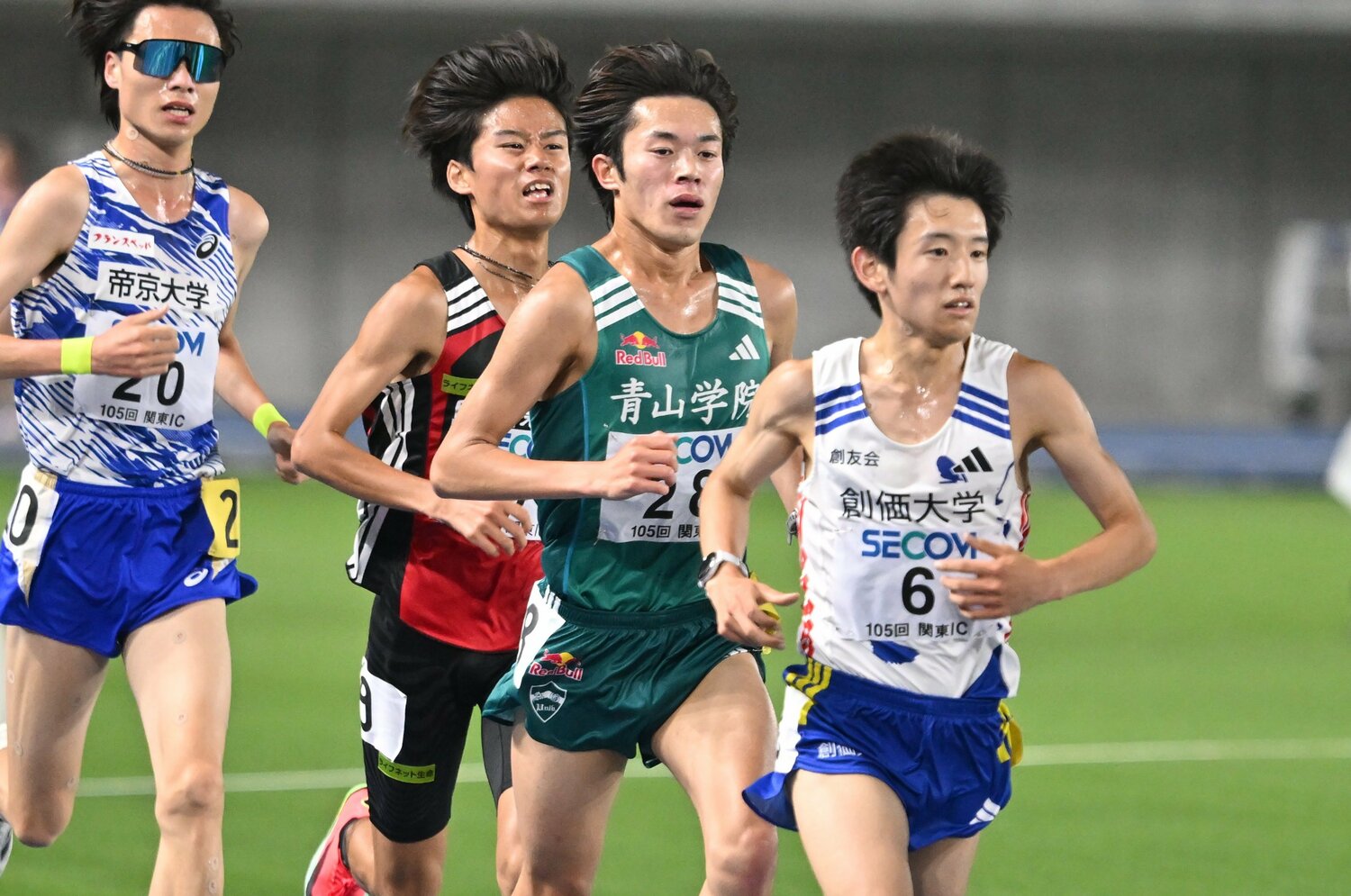 箱根路では急遽出場の4区で好走した平松。関カレ1万mは13位 ©Takashi Shimizu