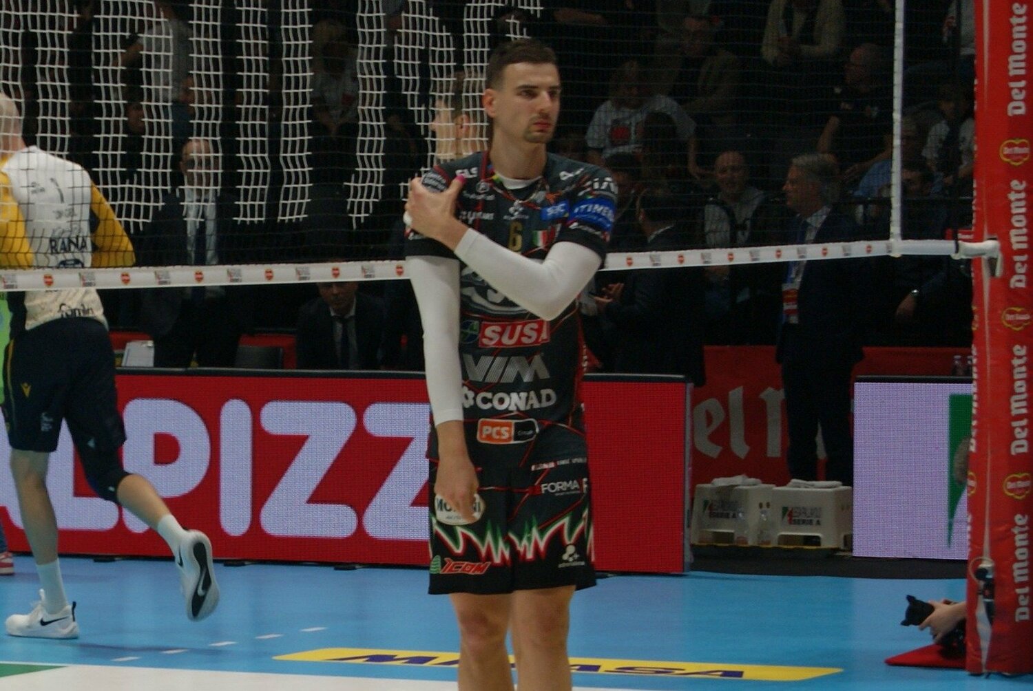 イタリア代表でもキャプテンを務めるシモーネ・ジャンネッリ（筆者撮影）