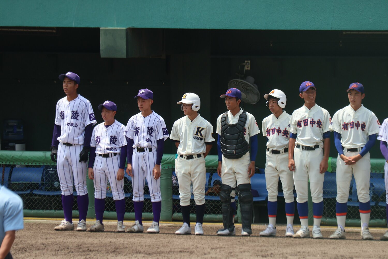 智弁和歌山に敗れた連合チーム　©Fumi Sawai