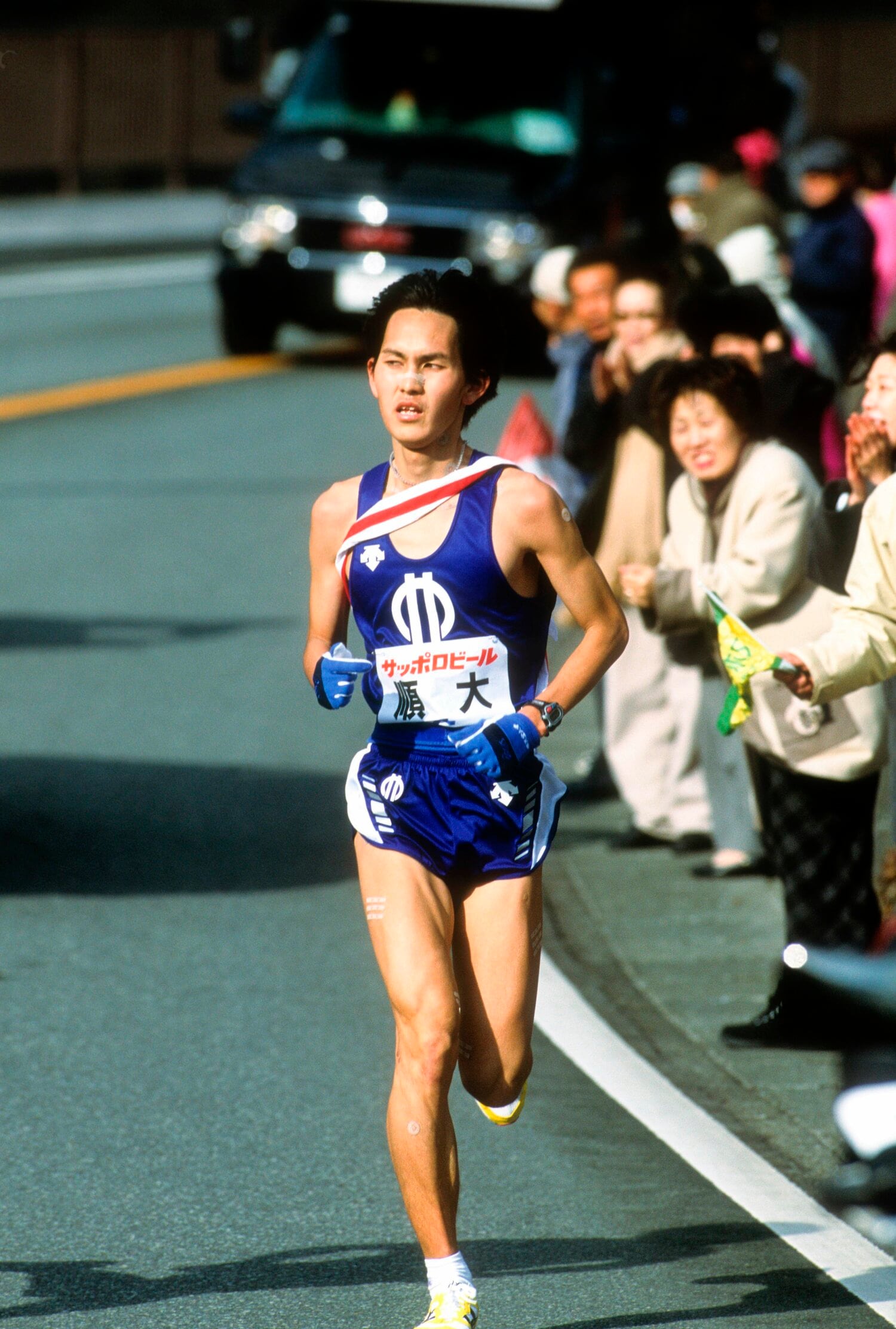 「順大クインテット」の一角を占めた奥田。前年は8区で区間賞を獲得した実力者だ　©フォート・キシモト