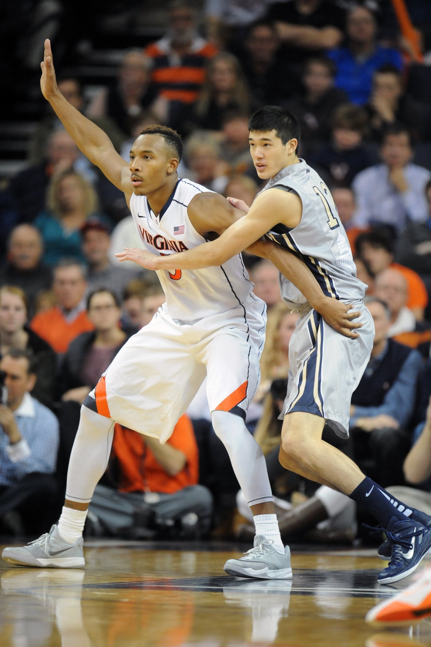 ジョージワシントン大学時代の渡邊雄太　©︎Getty Images