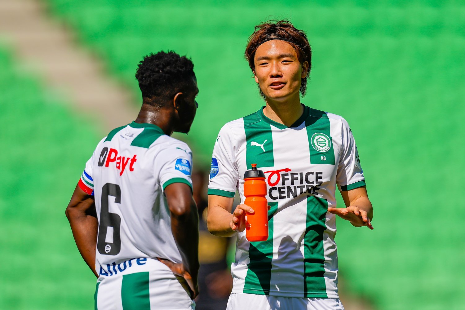 チームメイトからの信頼も厚く、充実のシーズンを過ごした板倉　©︎Getty Images