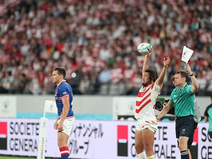 今、大きく感じる堀江翔太の言葉。「準々決勝も勝って準決勝まで行く」<Number Web> photograph by Naoya Sanuki