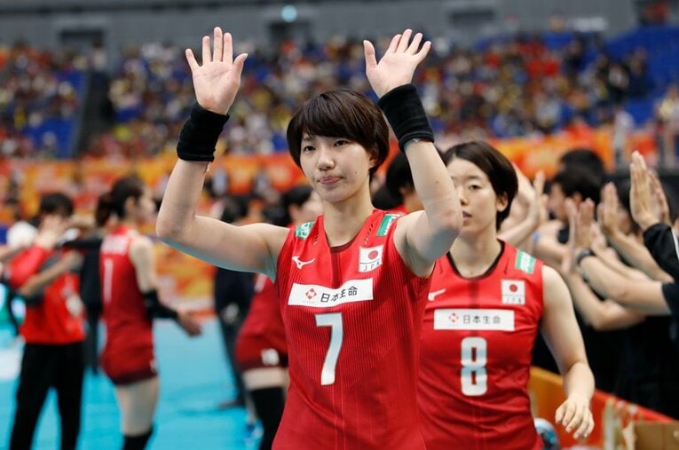 リオ五輪を終えた後、新体制となった日本代表では苦悩の時間もあった石井優希（写真／2018年世界バレー）　©Naoki Morita/AFLO SPORT