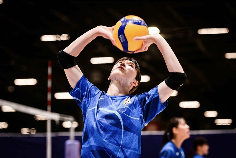 パリ五輪予選ラウンド・ケニア戦　©︎Volleyball World