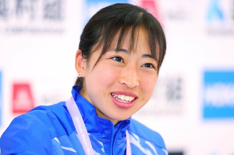 大阪国際女子マラソンで日本歴代10位の好記録で日本人トップに入った小林香菜。現在所属の大塚製薬に入社するまでは紆余曲折があったという ／ photograph by AFLO