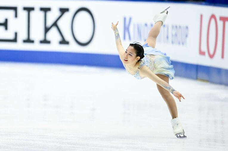 三原のフリーの演技　©Asami Enomoto