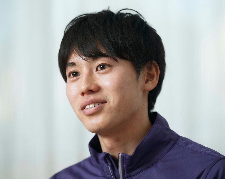 3月で駒大を卒業する唐澤。大学生一流ランナーの証である1万ｍ27分台の記録を持つが、最後の箱根路を走ることはできなかった　©Yuki Suenaga