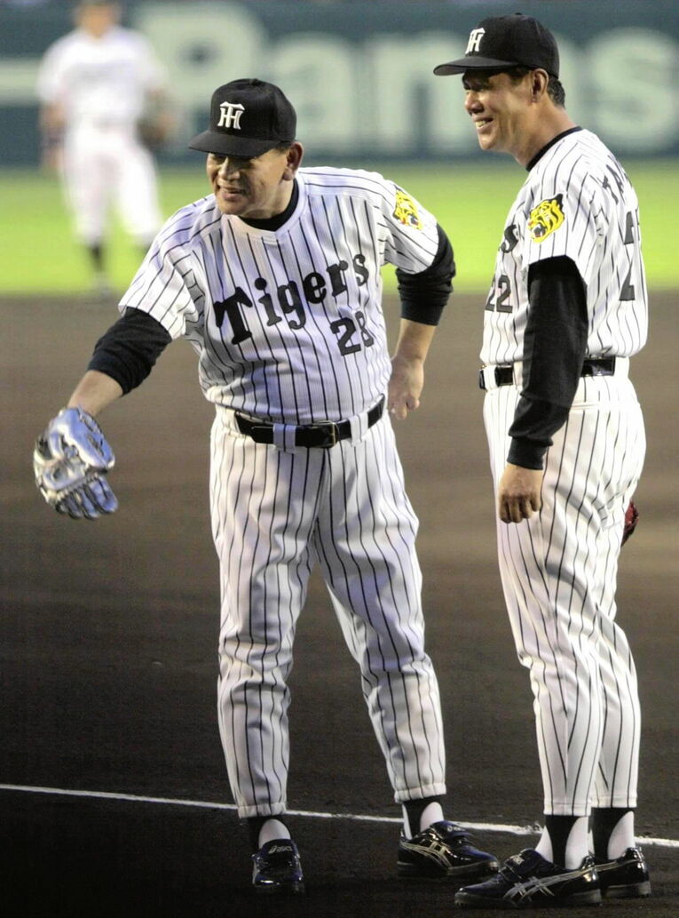 江本さん曰く阪神の“水が合わなかった”江夏豊（左）＆田淵幸一（右）のレジェンドコンビ　©BUNGEISHUNJU