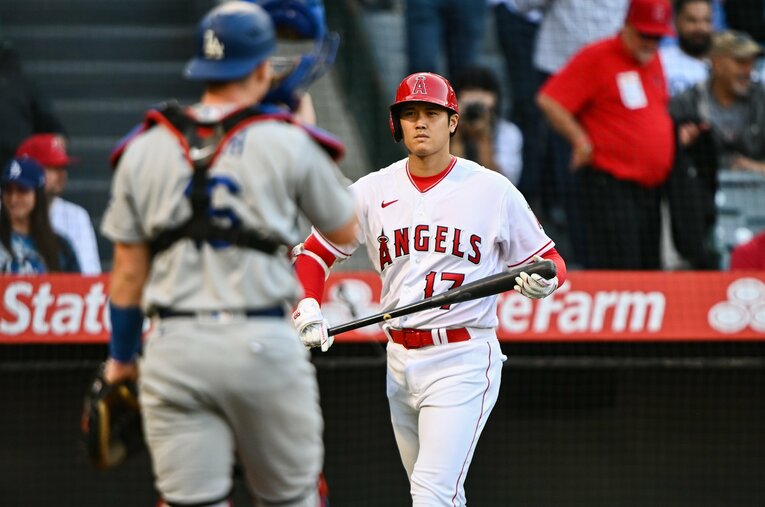 2021年、23年と二度のMVPを獲得した大谷だが、エンゼルスは地区優勝を果たしていない　©Nanae Suzuki