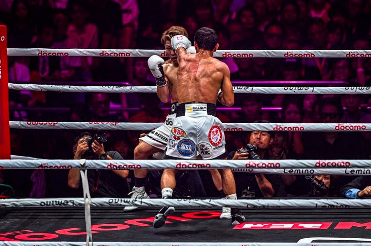 井上尚弥vs.ムロジョン・アフマダリエフ。9月14日、IGアリーナ　©Takuya Sugiyama