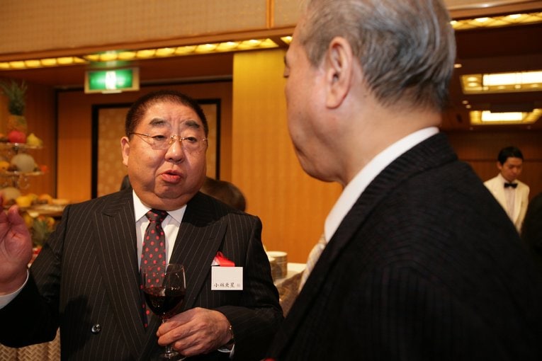 第53回菊池寛賞贈賞パーティーでの小林亜星