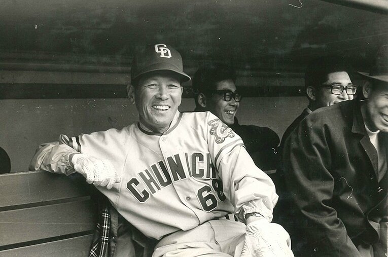 中日ドラゴンズの監督も務めた水原茂 ／ photograph by bungeishunju