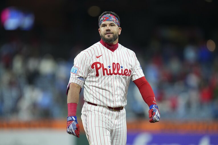 村上同様、三振数は多いが長打率が高く、MLBの顔のひとりとなっているシュワーバー　©Getty Images