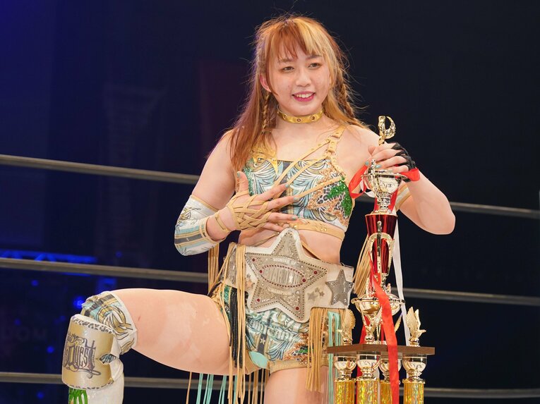 地元の応援を受けたライバル舞華を下し、上谷沙弥は5度目の防衛に成功した