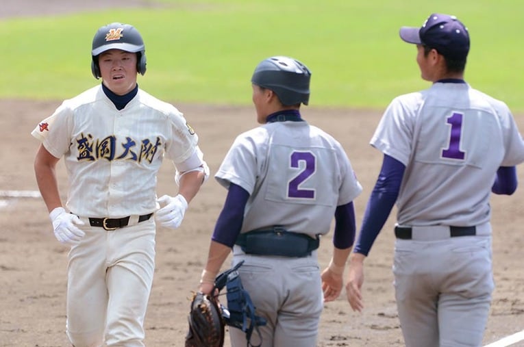 2012年の岩手県大会決勝。花巻東・大谷翔平からホームランを放った盛岡大附・二橋大地がいま明かす「あの打席」の裏側 ／ photograph by Sankei Shimbun