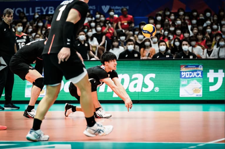 ネーションズリーグ・ブラジル戦　©︎FIVB