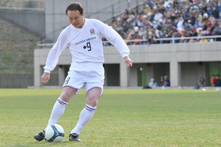 当時66歳の釜本邦茂（2010年）©︎Miki Fukano