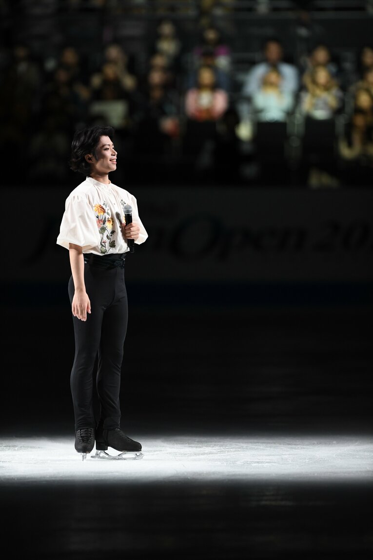 2018年10月6日、ジャパンオープンで見せた『ダブル・ビル――そこに音楽がある限り』。この日をもって町田はプロスケーターを引退　©Asami Enomoto