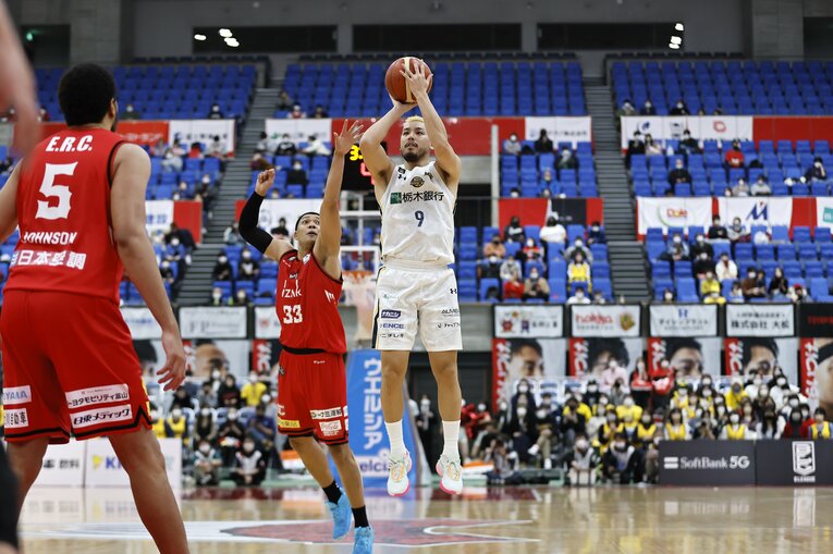 2012年からブレックスでプレーしている遠藤は、今年でチーム在籍は13年目　©B.LEAGUE