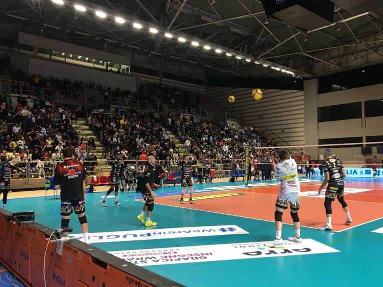 セリエA第7節ターラント戦の練習風景（筆者撮影）