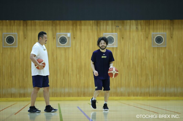 安齋HCと田臥勇太