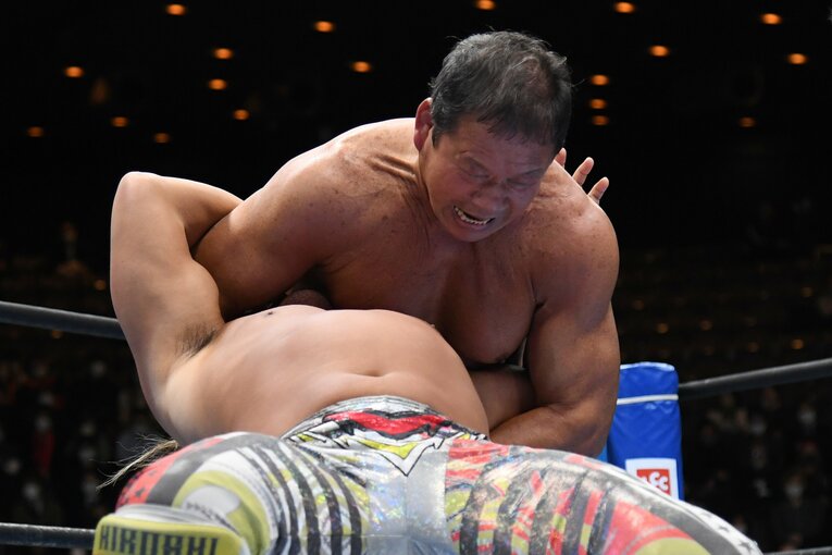 藤波辰爾のドラゴンスリーパー