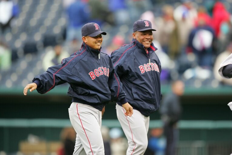 レッドソックス時代の松坂大輔（2007年）©︎Hideki Sugiyama