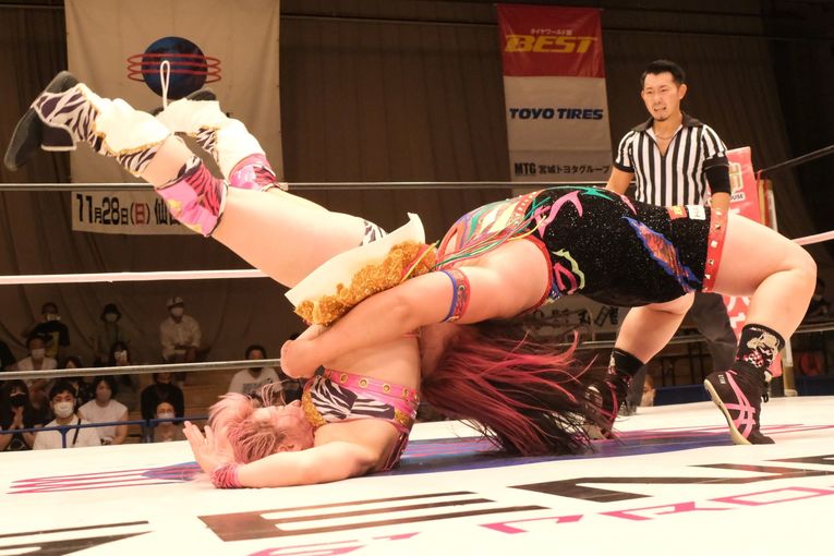 橋本渾身のオブライトで決着©Norihiro Hashimoto