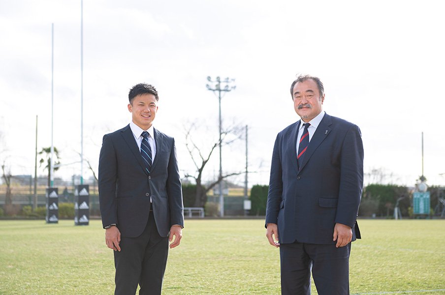 スペシャル対談 林敏之×古賀由教「『ヒーローズカップ』から日本ラグビーの未来に差し込む光」<Number Web> photograph by Takuya Sugiyama