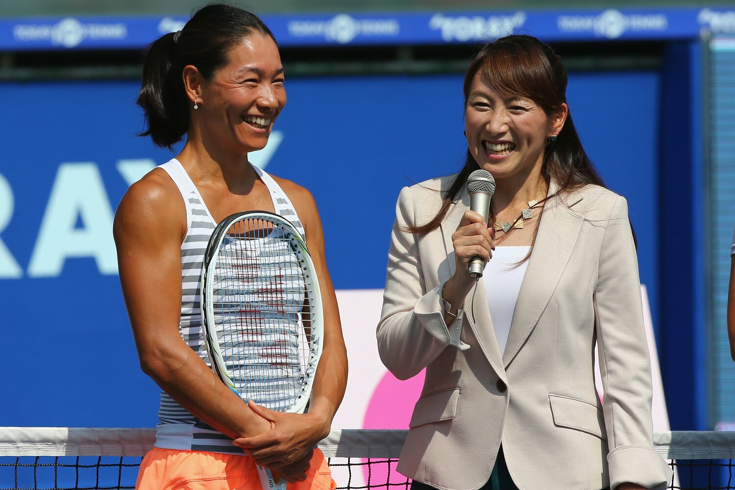 2008年に12年の空白の時を経て現役復帰を果たした伊達。全盛期から後続が育っていないという中で、わずか1年後には再び世界の舞台に舞い戻り、世界1位経験者のディナラ・サフィナや、マリア・シャラポワらをも破る衝撃的な活躍を見せた ©Getty Images