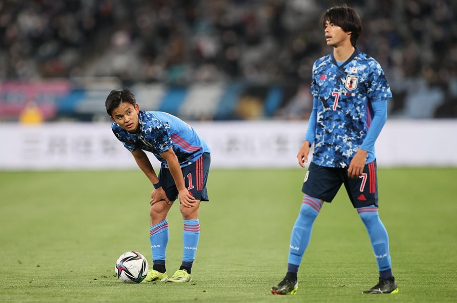 三笘とともに東京五輪を戦った久保。今後どんなアピールを見せられるか ©JMPA