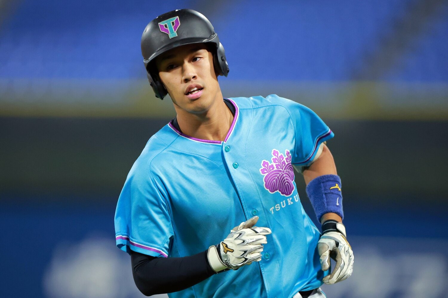 阪神からドラ3指名を受けた岡城 ©Sankei Shimbun