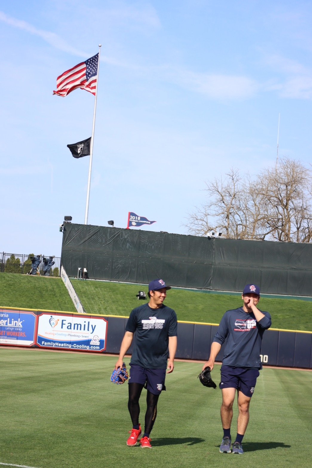 フィリーズ傘下3Aで奮闘する青柳　©︎Yuki Yamada