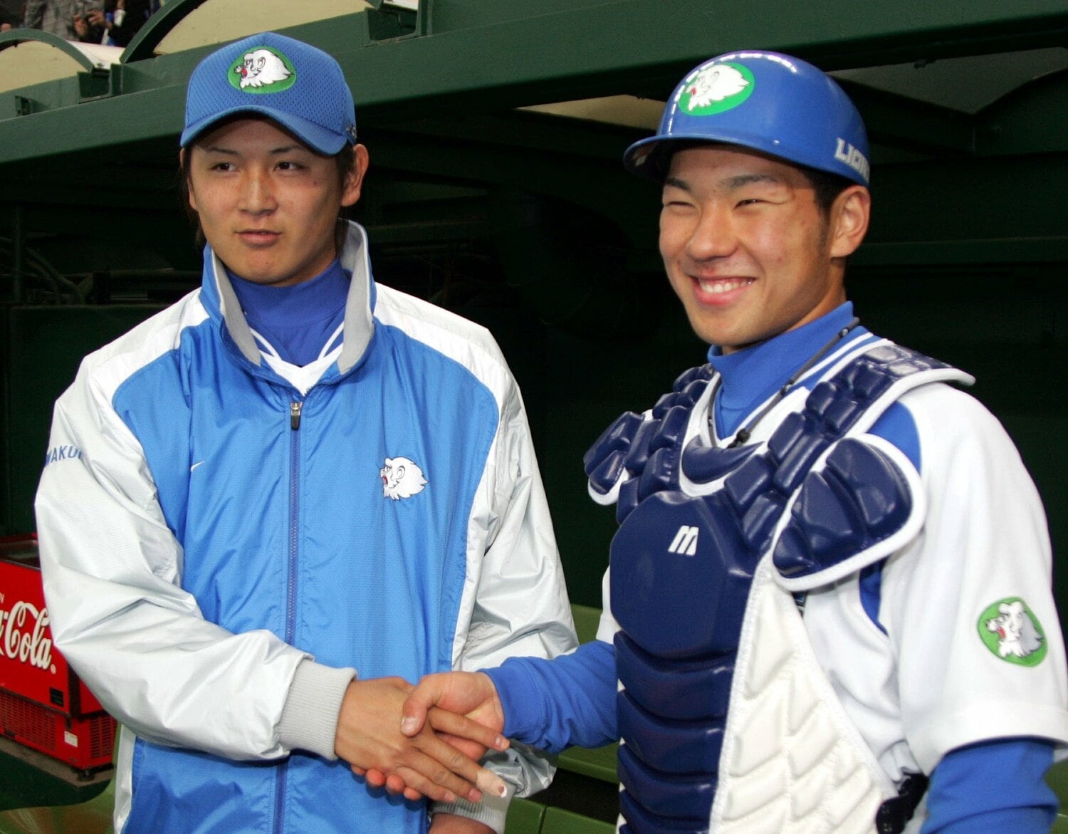 わ、若い…。涌井と炭谷が「10代バッテリー」だった頃 ©SANKEI SHIMBUN